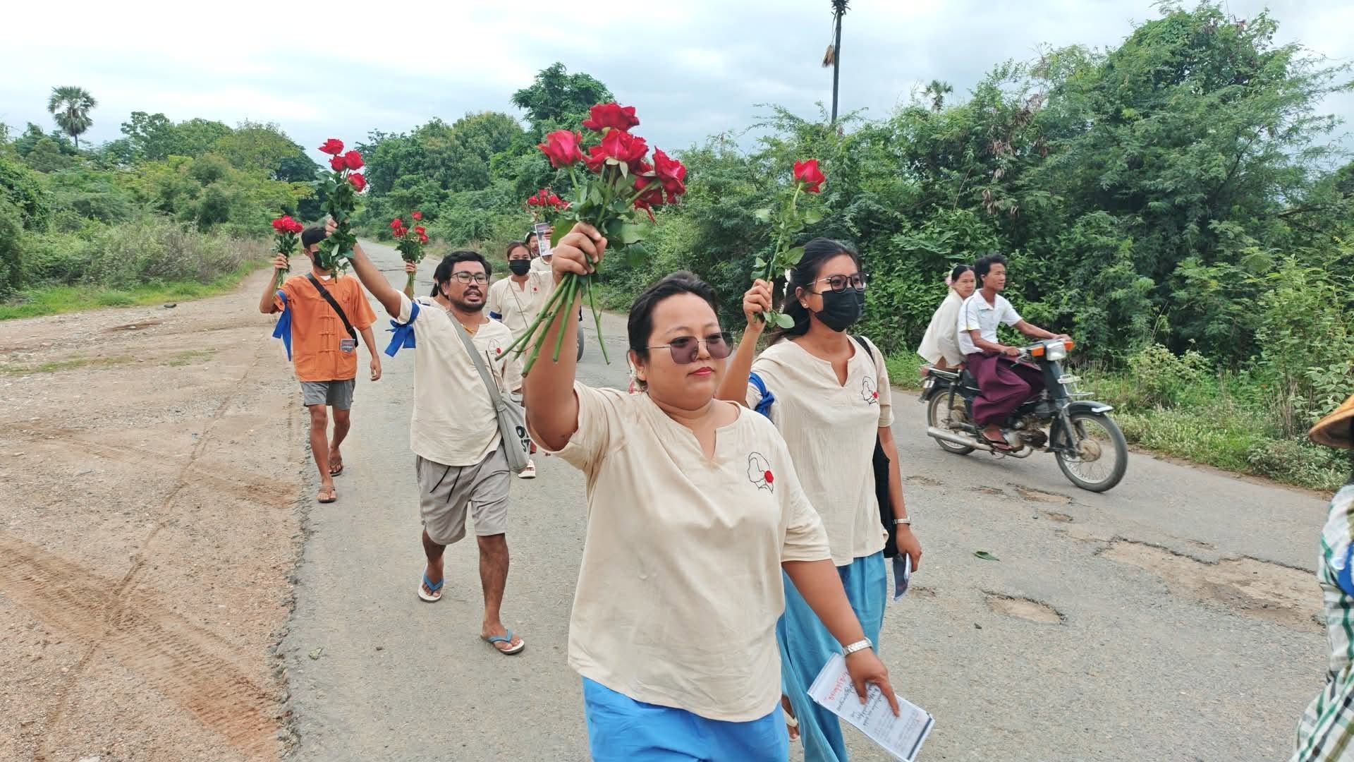Photo: ယင်းမာပင်-ဆားလင်းကြီး သပိတ်ဦးဆောင်ကော်မတီ