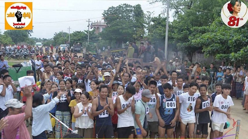 Photos : ဝက်လက်မြို့နယ် လူထုသပိတ်တိုက်ပွဲဦးဆောင်ကော်မတီ